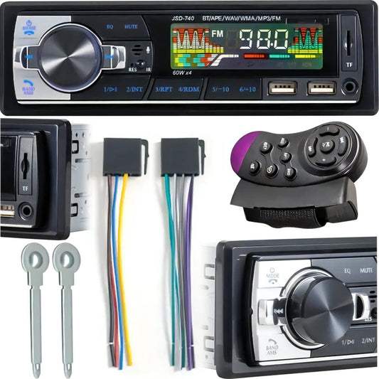 Auto radio dupli usb , daljinski na folan 4 x 60W