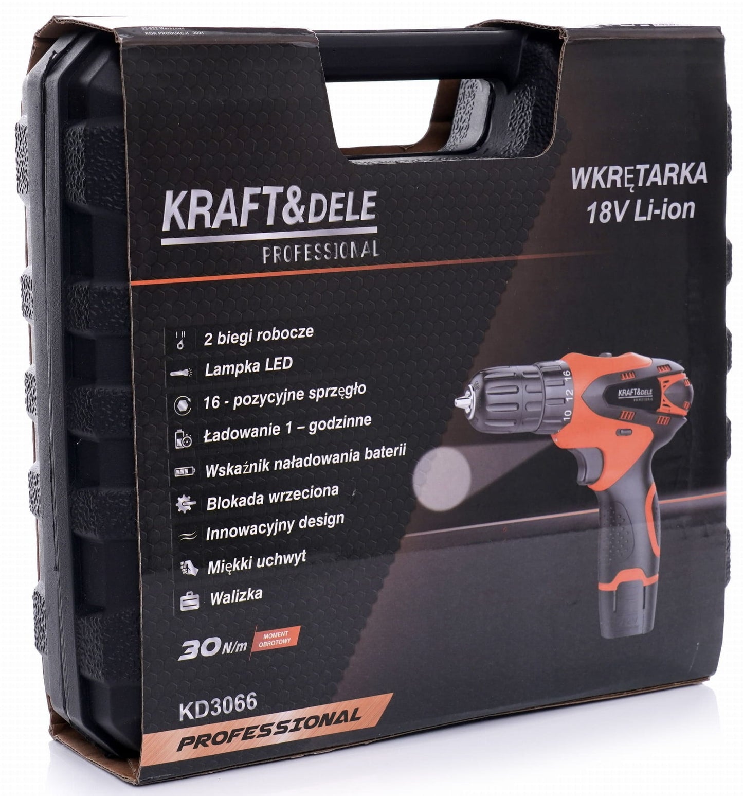 Akumulatorska bušilica-odvijač 18 V Li-Ion x 2 baterije