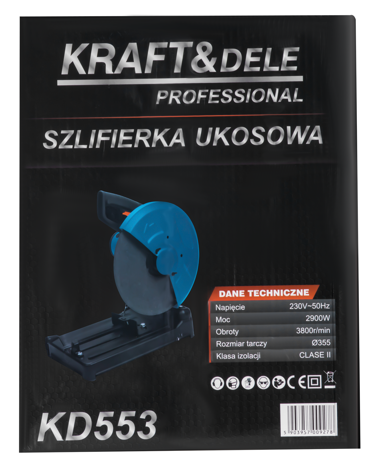 Stolna pila za rezanje metala 2900 W, 230 V (KD553)