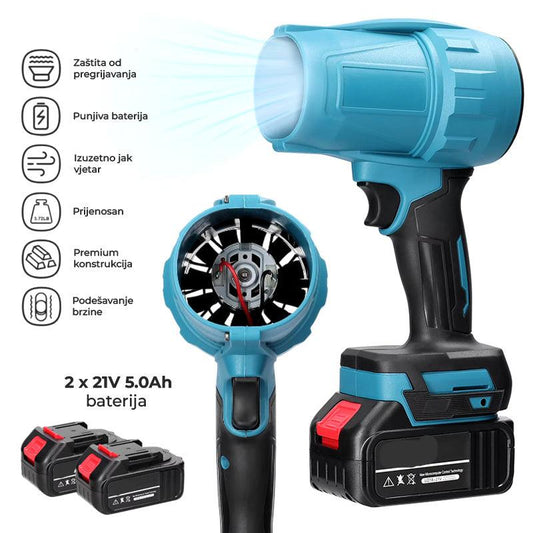 XXL Aku Puhač 24vx2 145Kmh