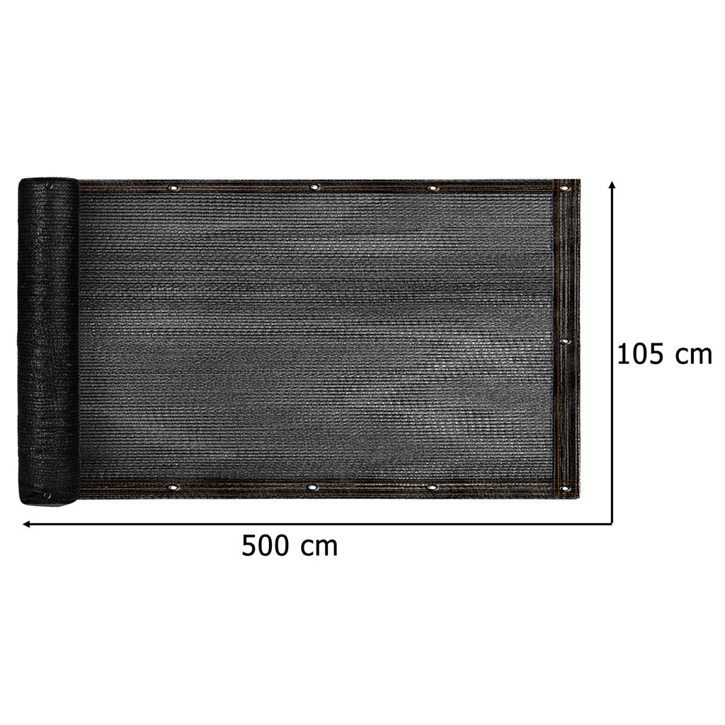 Zaštita od pogleda za balkon/terasu 105x500 cm