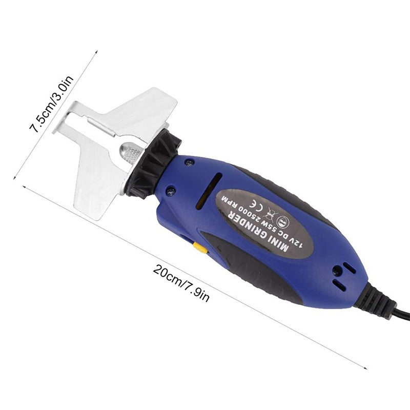 Električno oštrilo 12V – za brušenje lanaca, škara i noževa