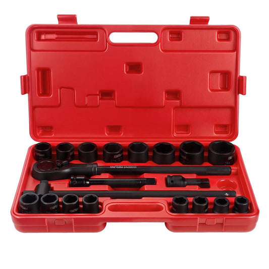 Račna + produžeci + udarne nasadne gedore 3/4" – KRAFT&DELE