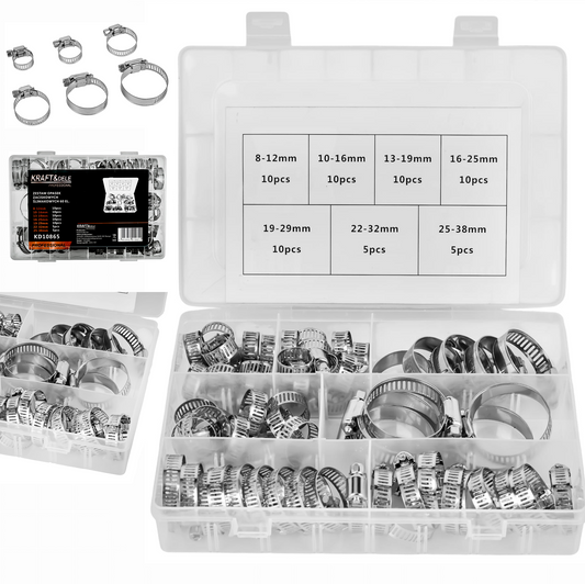 Set pužnih steznih obujmica 60 kom. KD10865