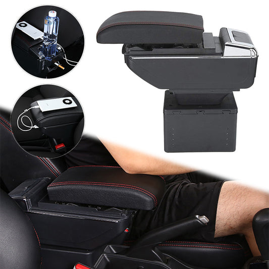 Univerzalni kožni naslon za ruku sa 7 USB ulaza