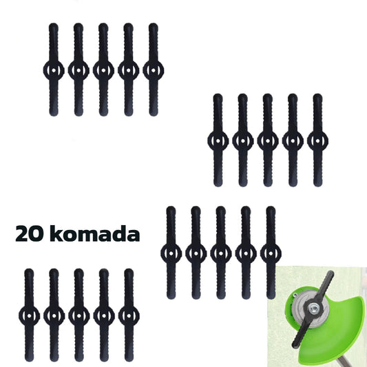 Set zamjenski noževi za AKU trimere za košnju trave