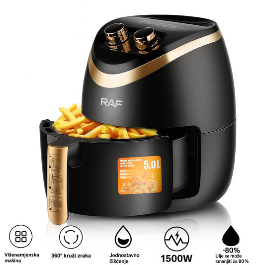 Profesionalna Friteza na vrući zrak bez ulja 5 L