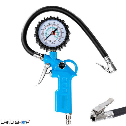 Pištolj za pumpanje guma s manometrom