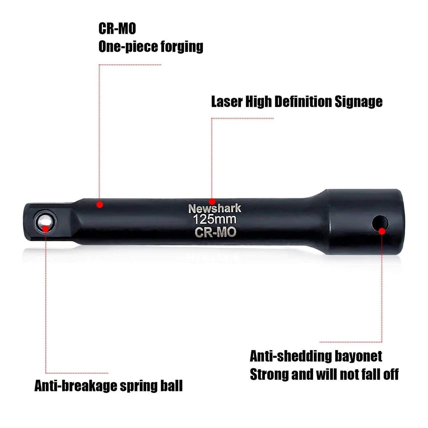 Produžetci za nasadne ključeve 1/4", 3/8", 1/2" | 9-dijelni