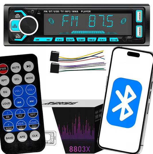 Dupli usb ,radio Bluetooth,Mp3,sd,usb,FM 50WX4