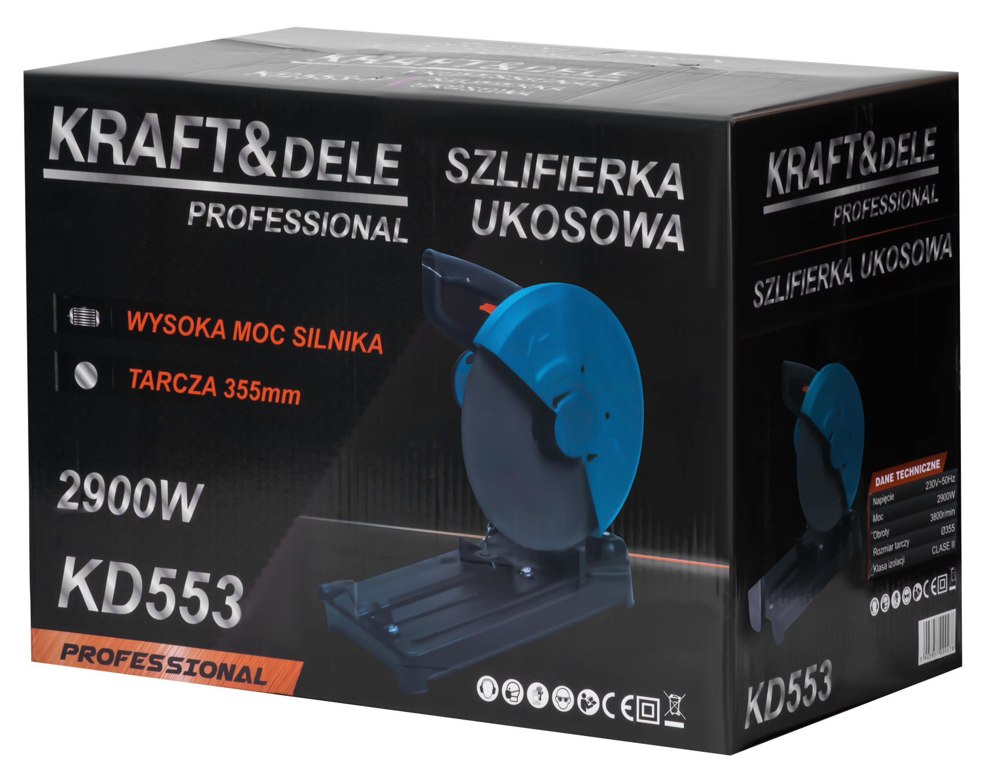Stolna pila za rezanje metala 2900 W, 230 V (KD553)