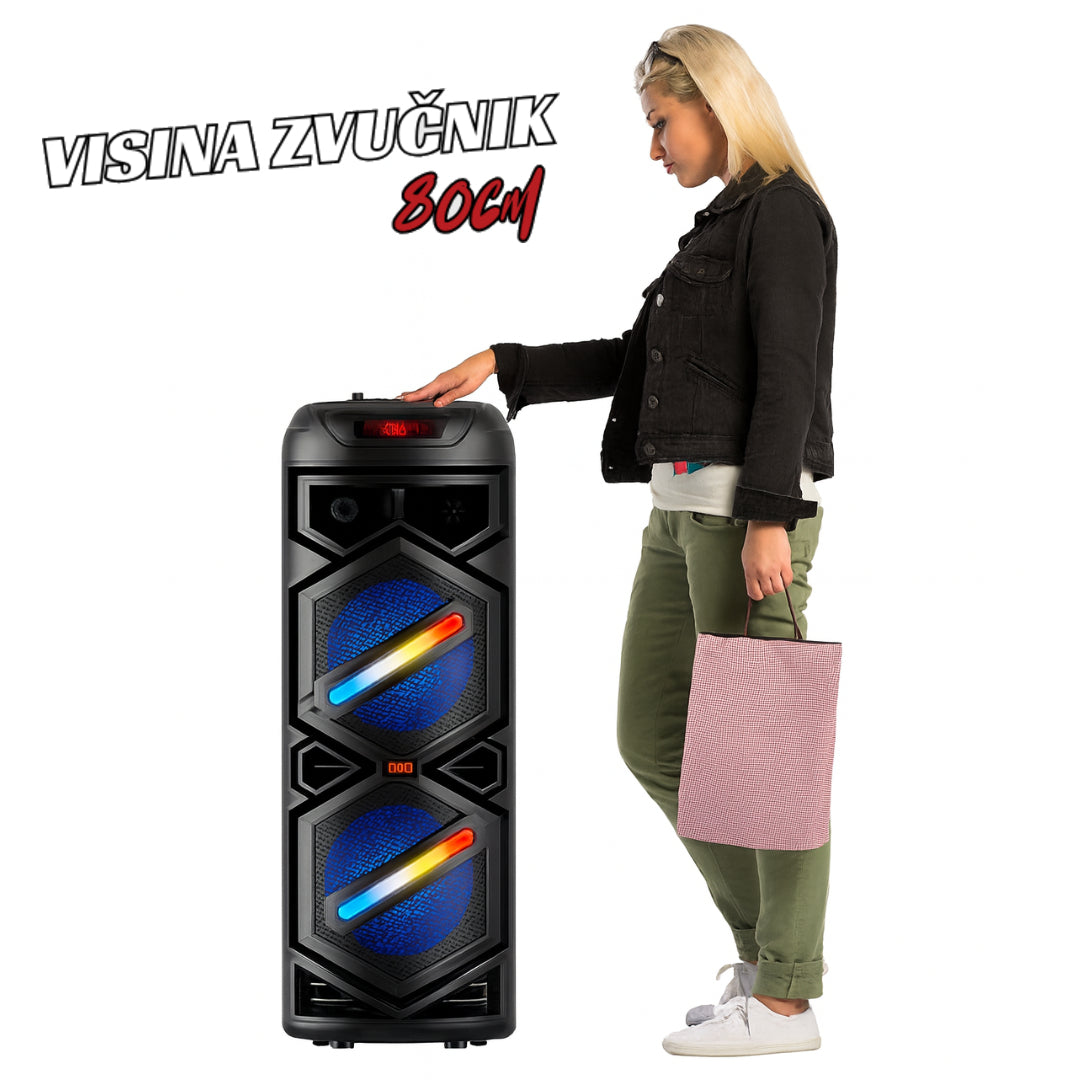 Ambijentalni LED zvučnik | RX-8240-80 CM + 2 mikrofona