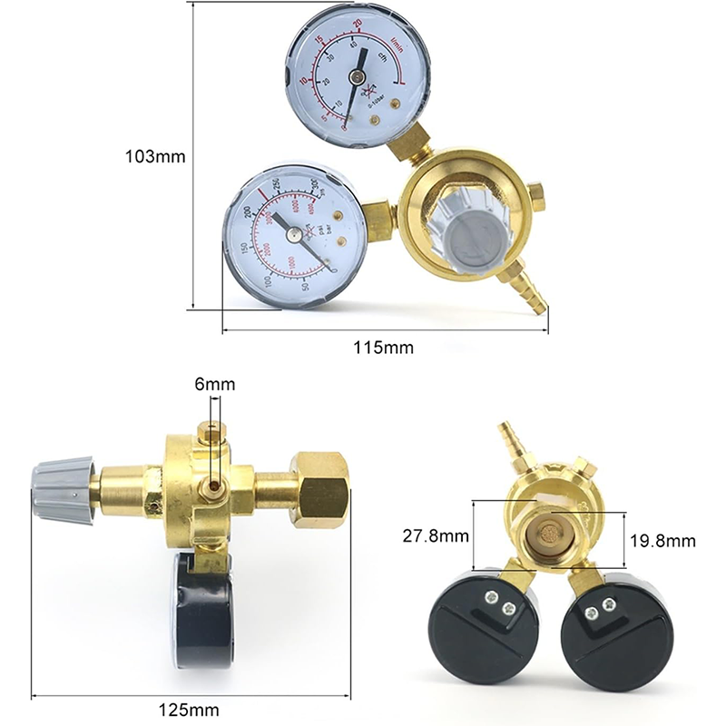 Reducir ventil (regulator), manometar za bocu Co2 + Argon