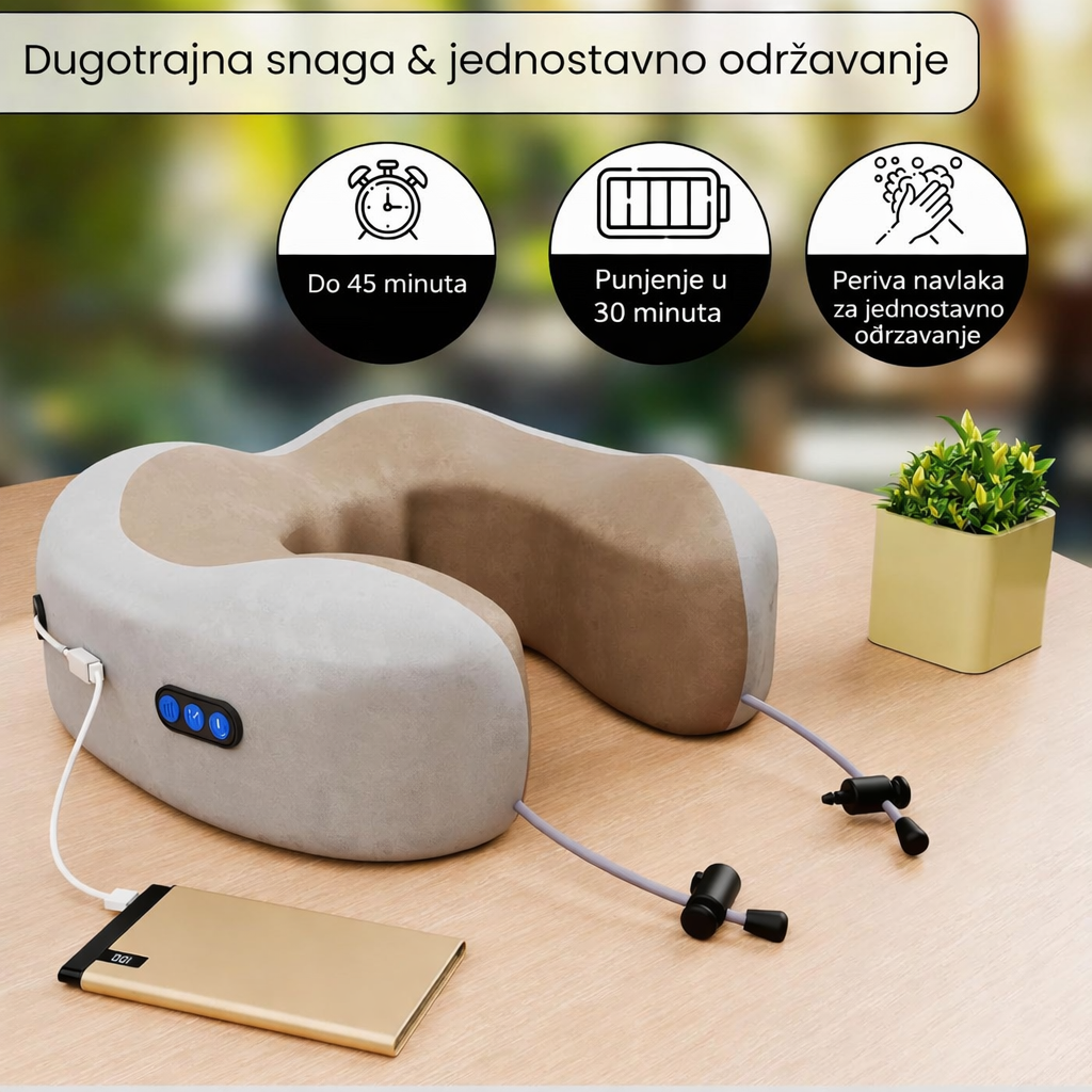 Vratni masažni jastuk