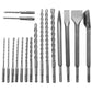 Set svrdla i dlijeta 17-dijelni SDS-KD10068
