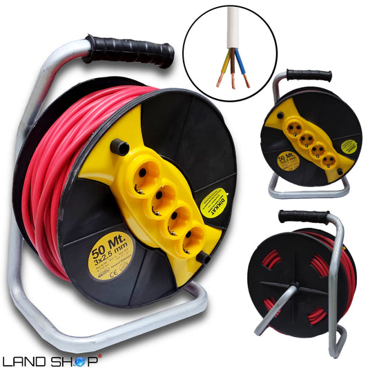 DIKKAT produžni kabel  50m na motalici 3×2,5 mm2