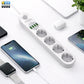 Produžni kabel s 4 utičnice i 4 USB ulaza