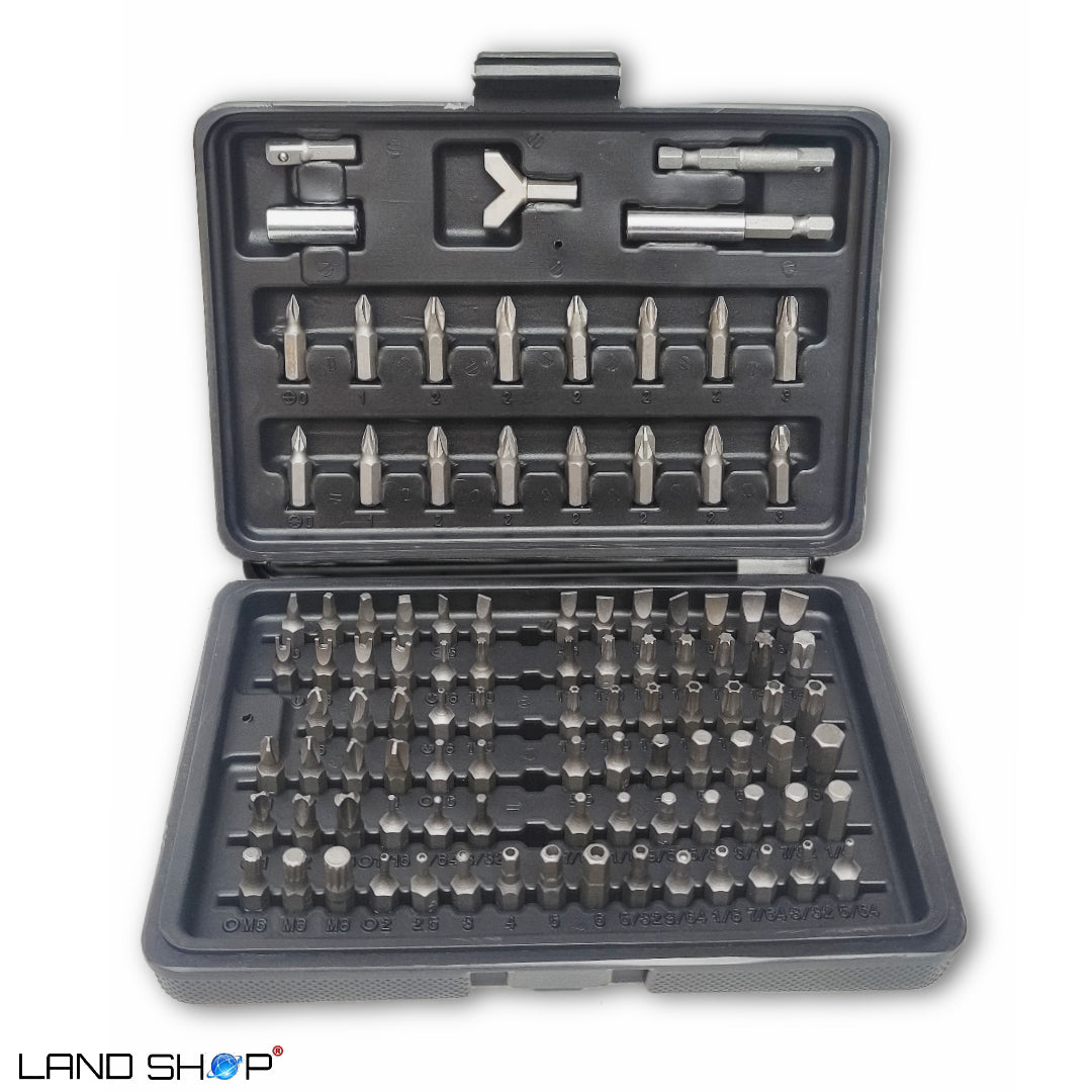 Set torx i bitova  za odvijače – 100 elemenata