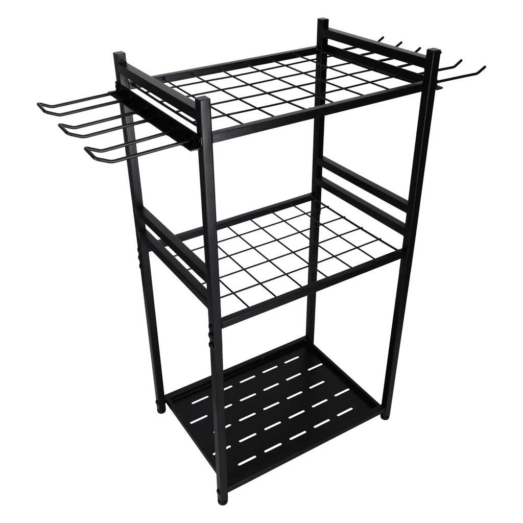 Stalak Za Vrtni Alat 81 x 43 x 30 cm Crni