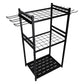 Stalak Za Vrtni Alat 81 x 43 x 30 cm Crni