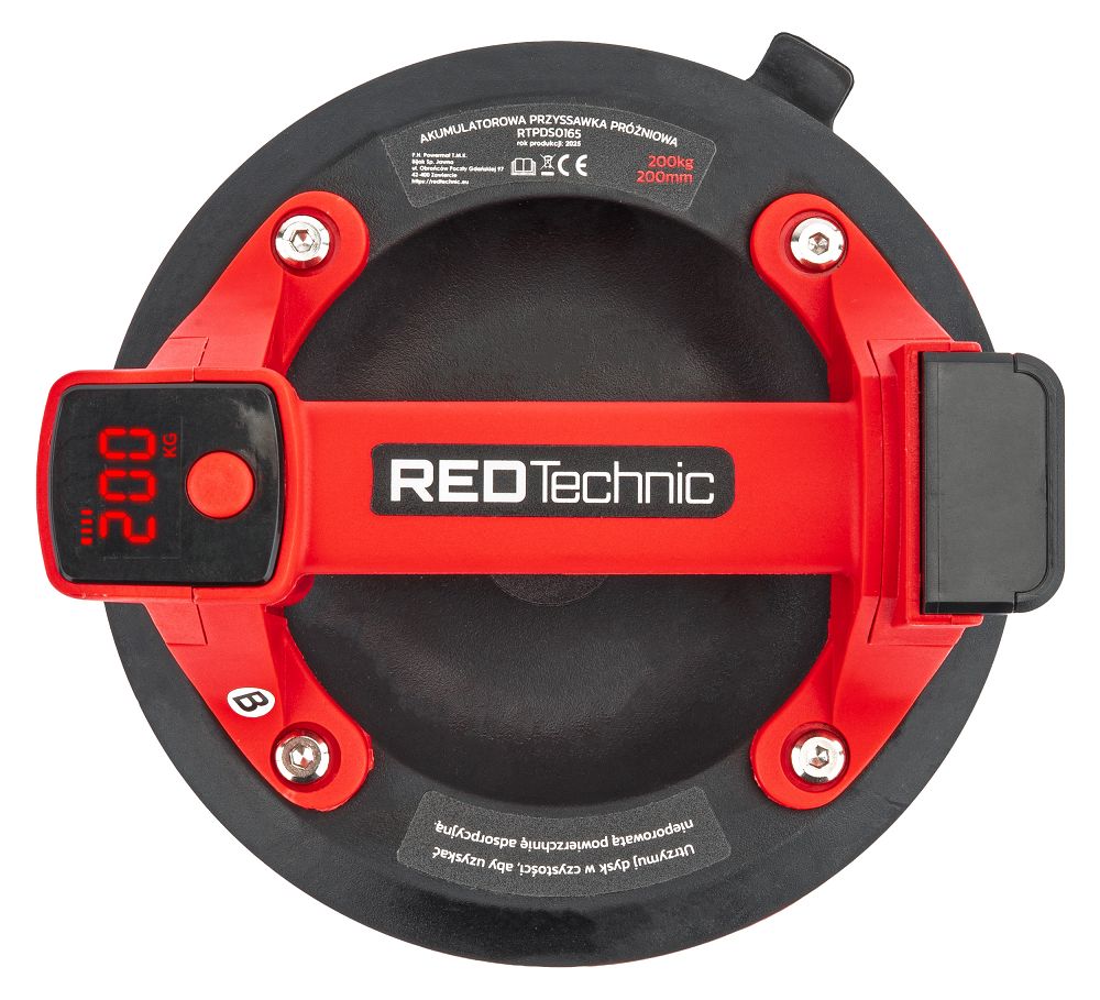 REDTECHNIC aku vakuum za pločice i staklo – 200kg