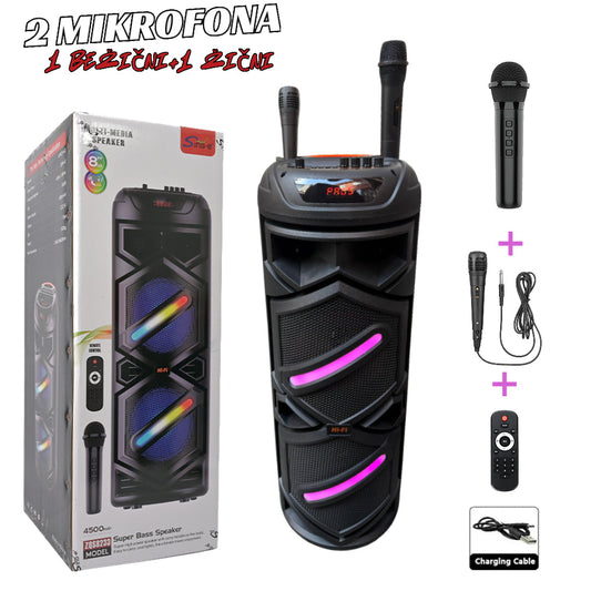 Ambijentalni LED zvučnik | RX-8240-80 CM + 2 mikrofona