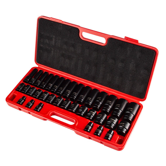 Set udarnih nasadnih ključeva 1/2" 8–32 mm – 35 dijelova