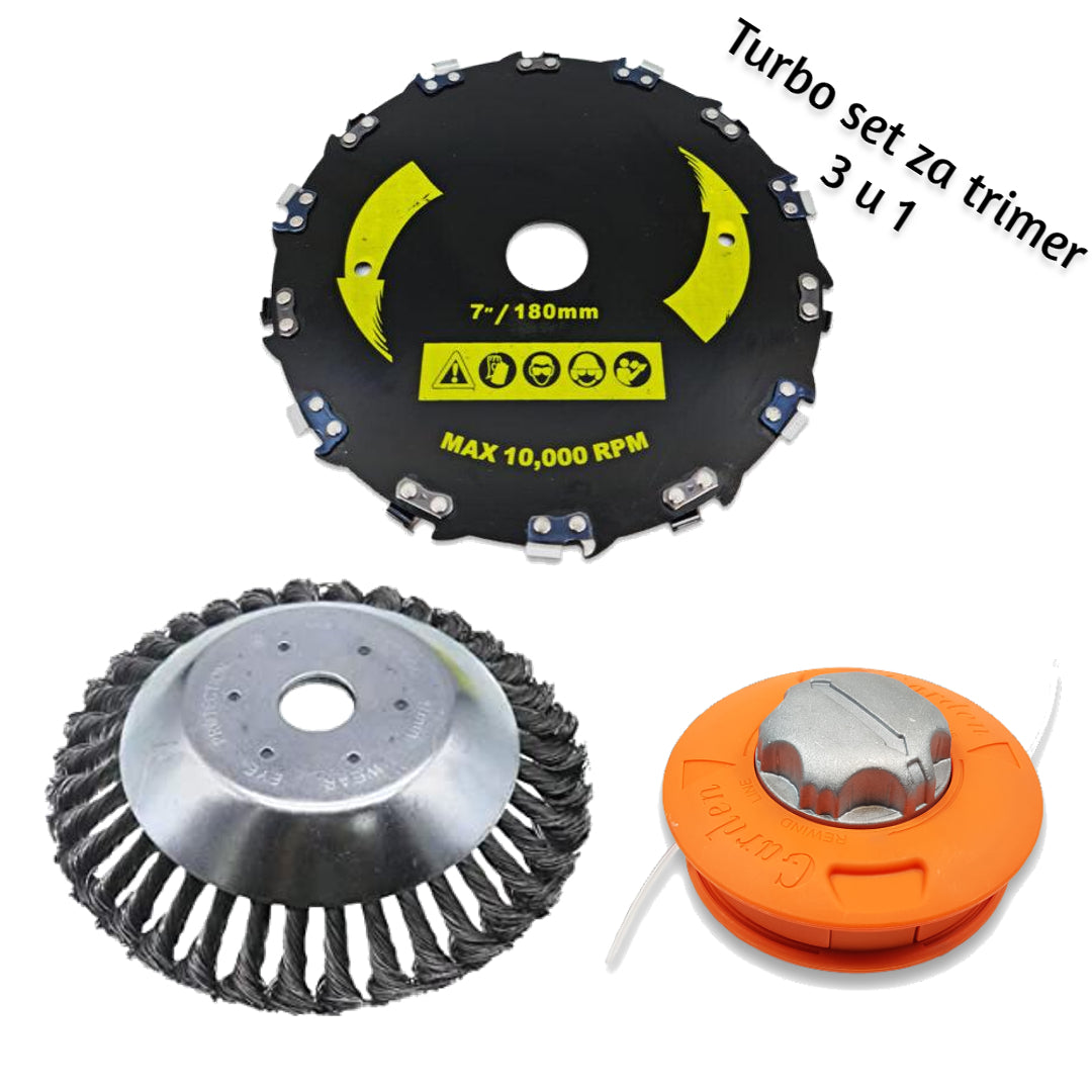 Turbo set za trimer 3 u 1